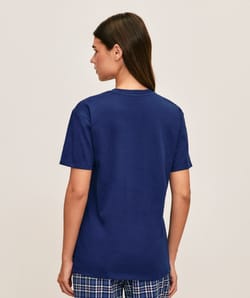 Light jersey T-shirt printed with bear Los Angeles;