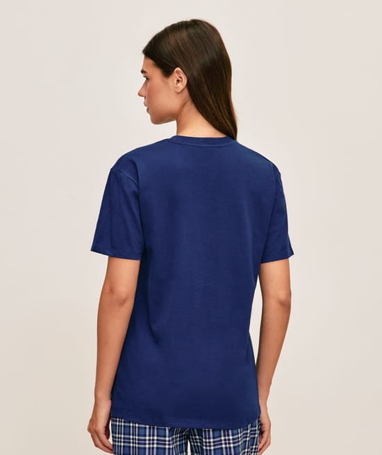 Light jersey T-shirt printed with bear Los Angeles;