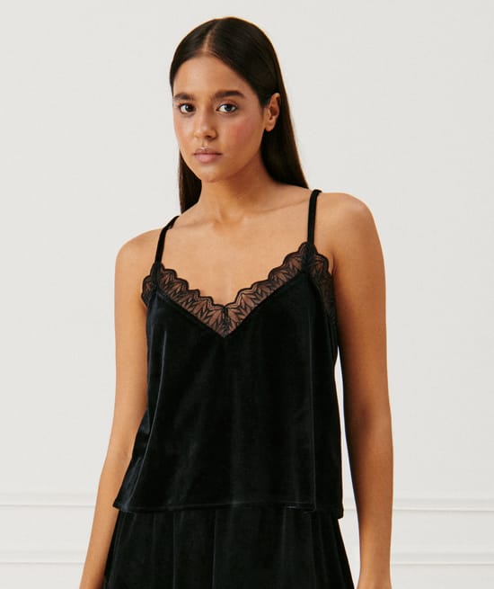 Velvet top ;