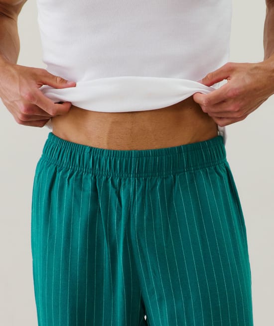Pantalon à rayures;