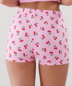 Short en jersey à motifs;