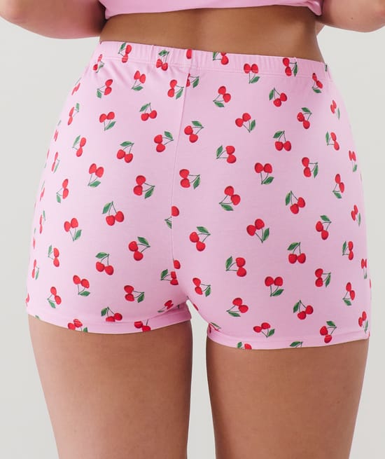 Short en jersey à motifs;