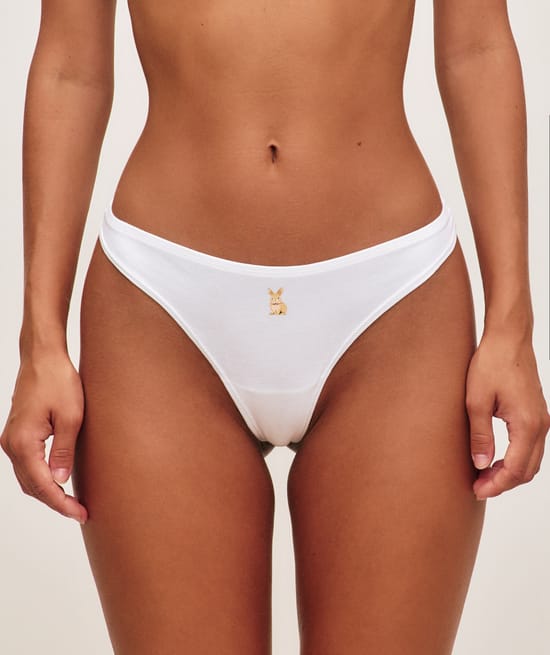 Pack of 3 patterned cotton strings;