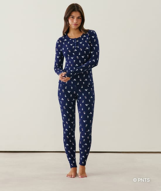 Legging de jersey Snoopy;