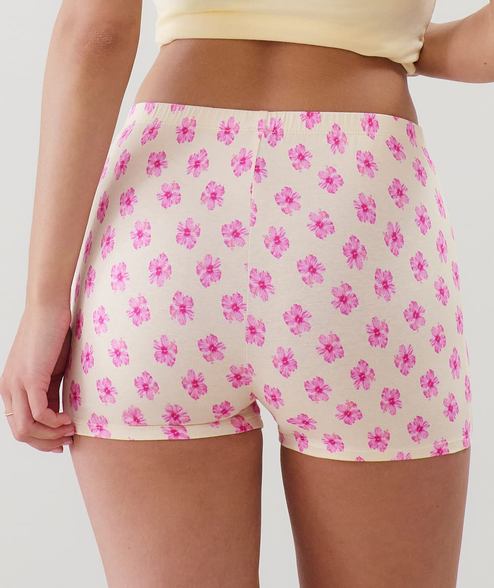 Short en jersey à motifs;