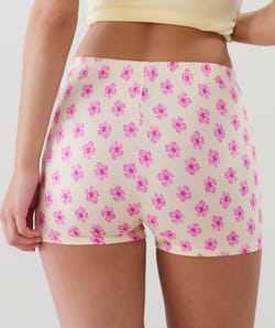 Short en jersey à motifs;