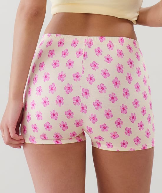Short en jersey à motifs;