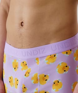 Cotton boxer shorts with pattern;