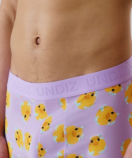 Cotton boxer shorts with pattern;