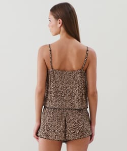 Ensemble en satin plissé;