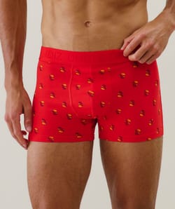 Boxer à motifs en coton;