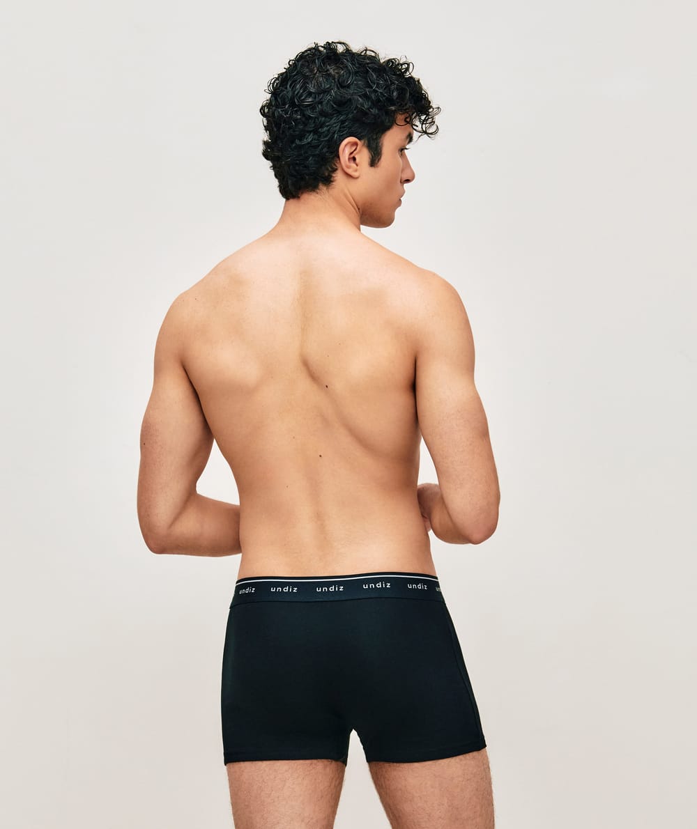 Boxer uni en coton;