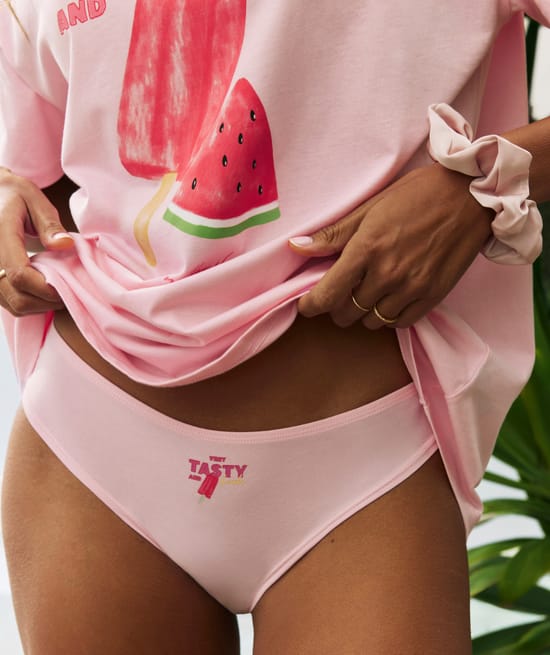 Lot de 3 culottes &agrave; motifs;
