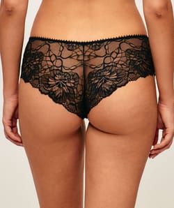 Shorty en dentelle florale;