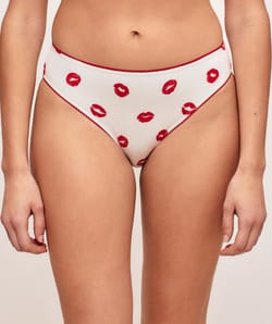 Pack of 3 patterned cotton knickers;