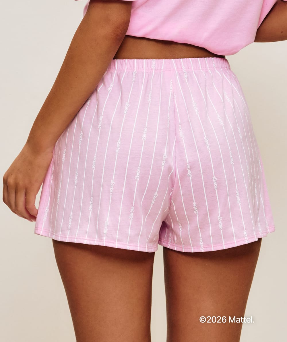 Barbie Jersey t-shirt and shorts set;