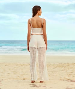 Pantalón de crochet;