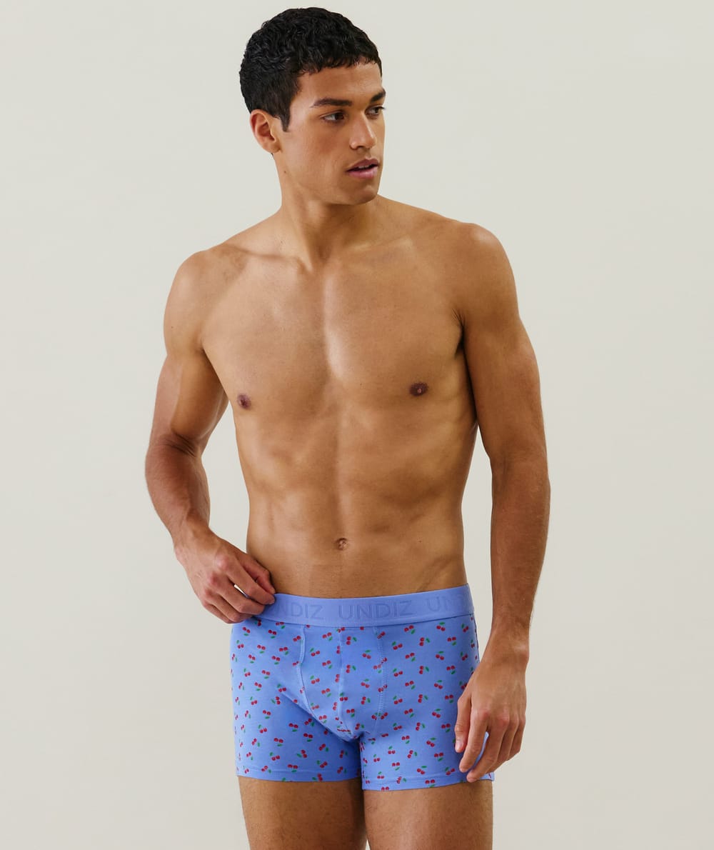 Boxer à motifs en coton;
