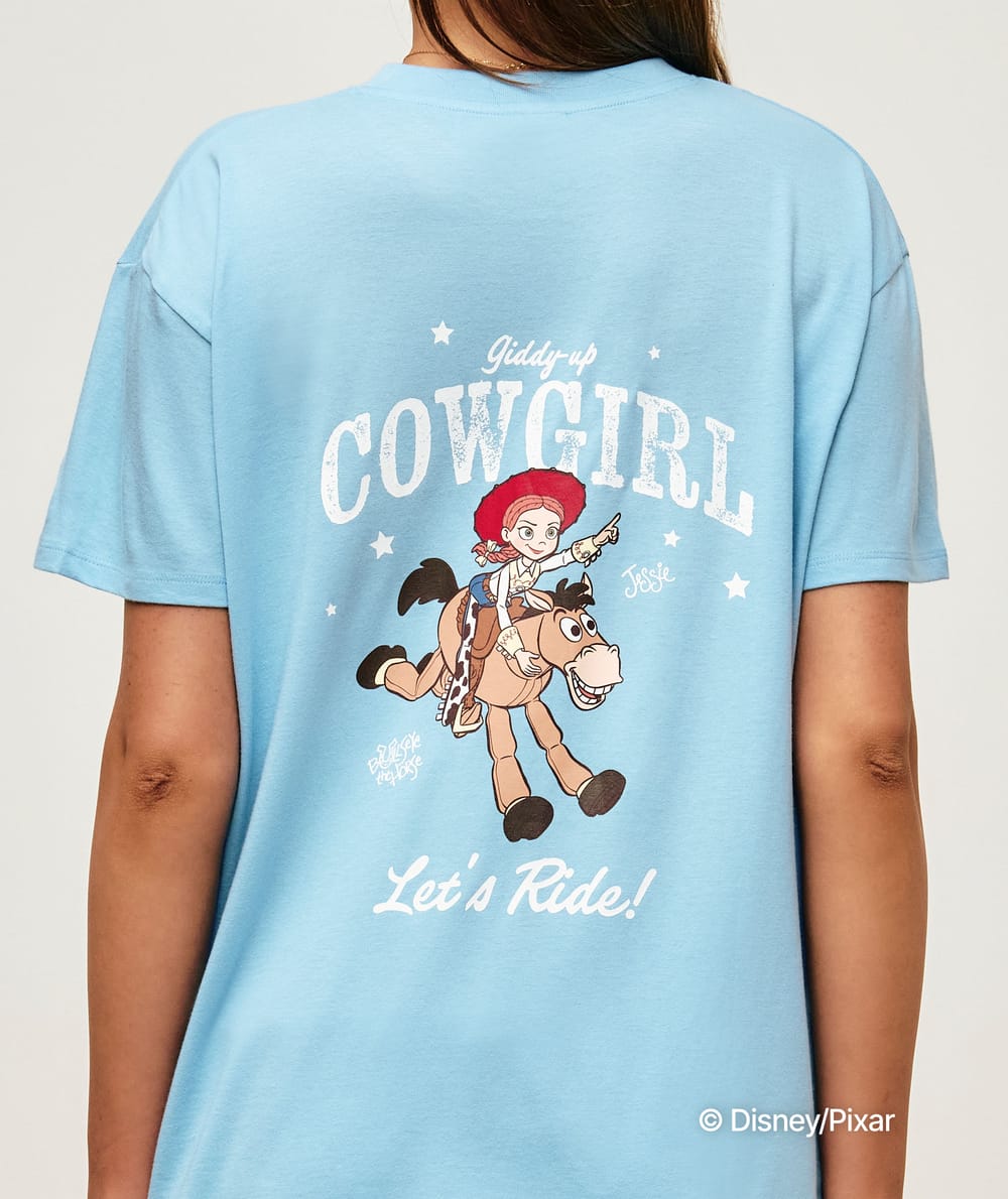 Jessie Toy Story oversized jersey T-shirt;