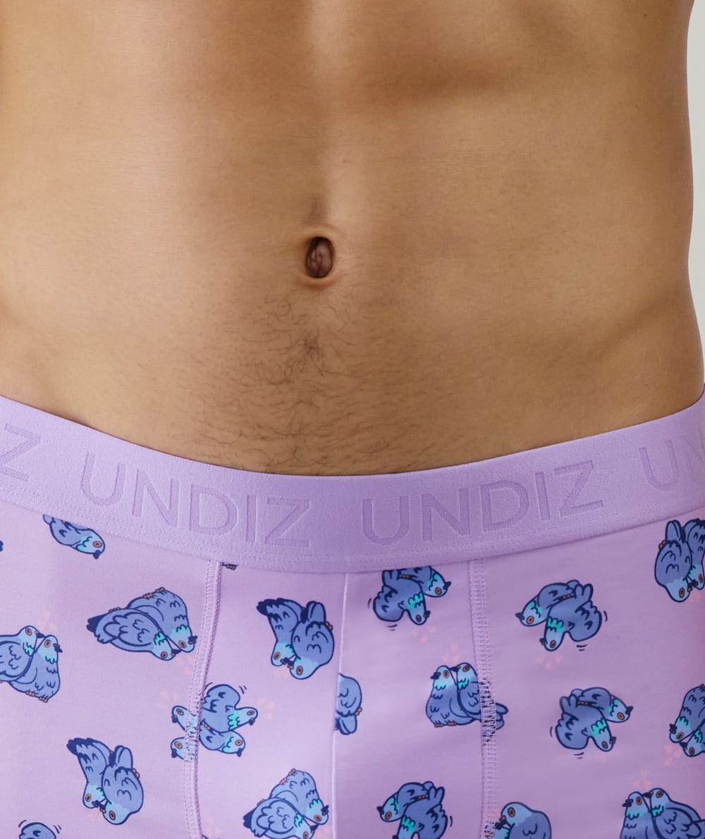 Boxer de algodón estampado;
