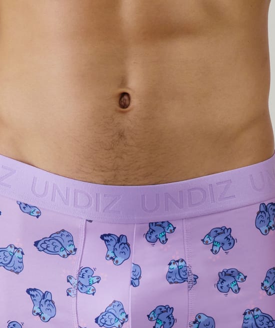 Cotton boxer shorts with pattern;