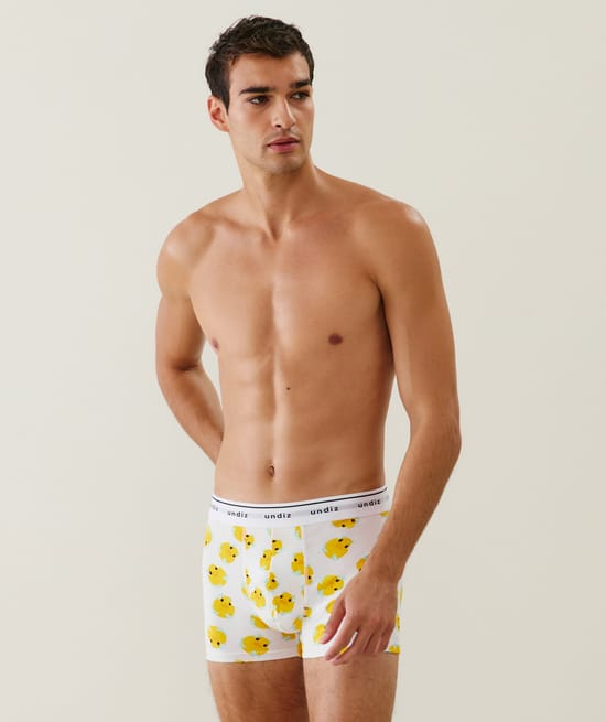 Duck print boxer shorts;