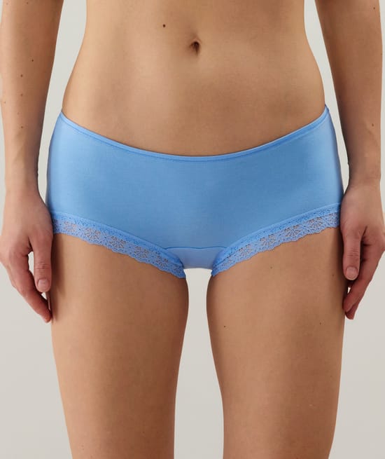Lace shorts;