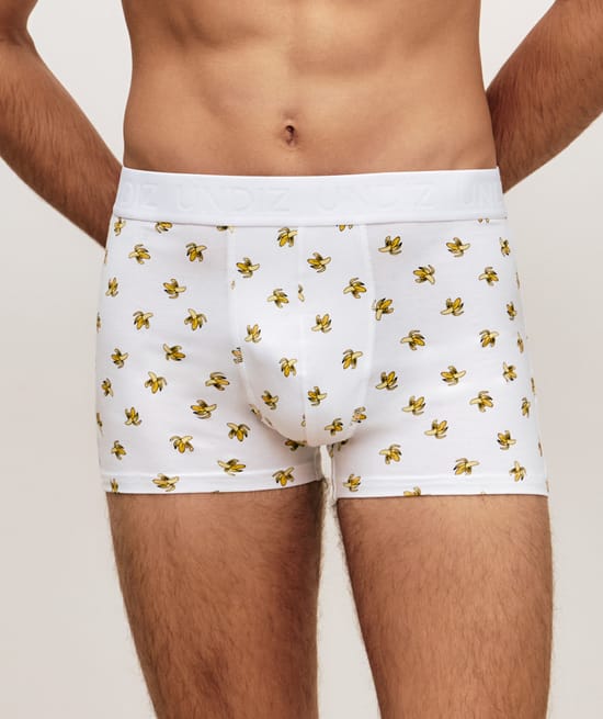Boxershorts met bananenpatroon;