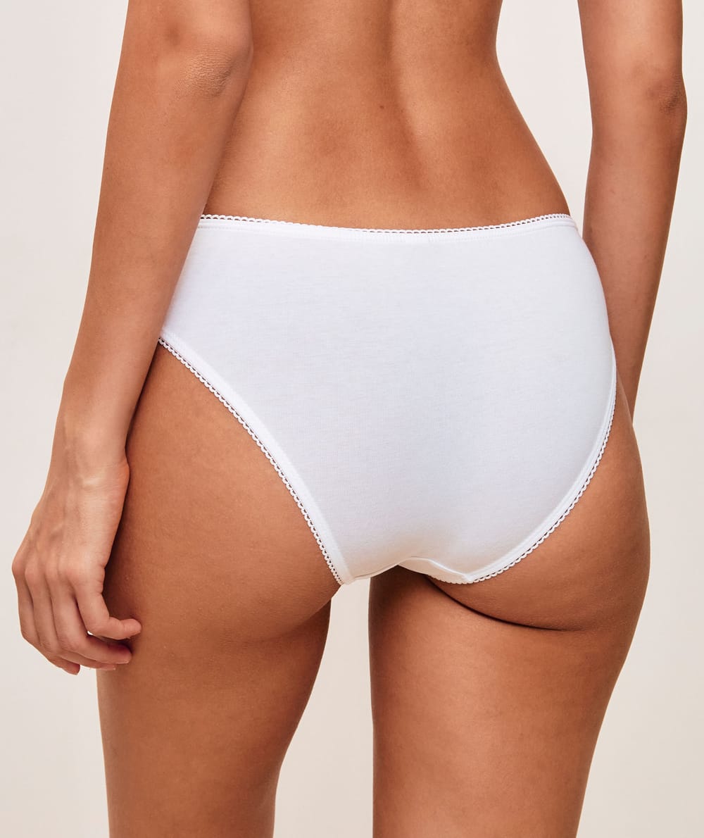 Set of 3 cotton printed fruit panties;