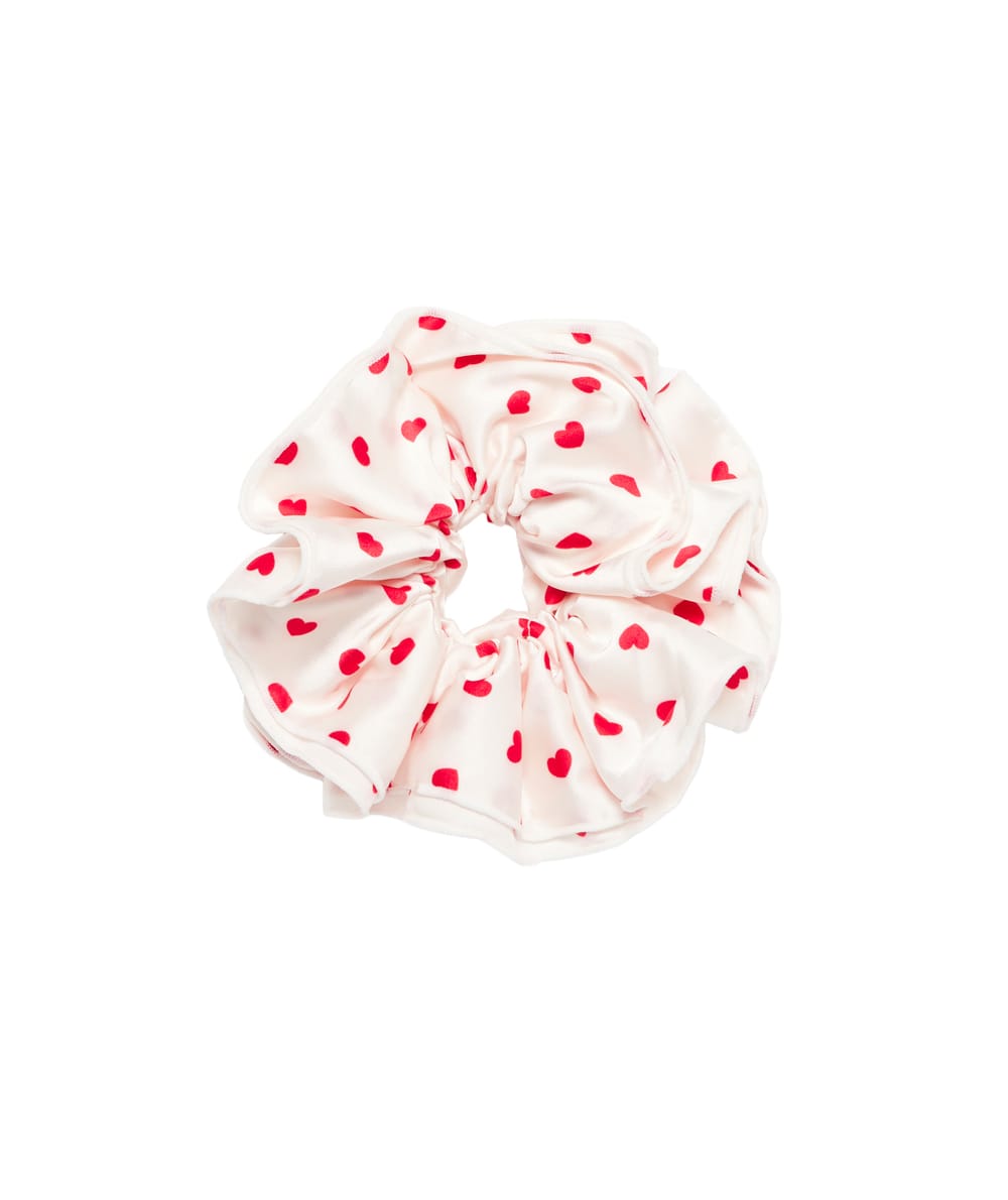 Heart pattern scrunchie;