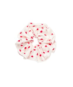 Heart pattern scrunchie;