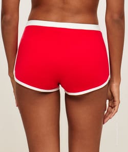 Jersey shorts with Hello Kitty embroidery;