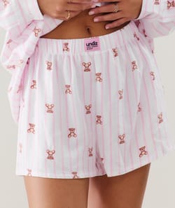 Short en flanelle;