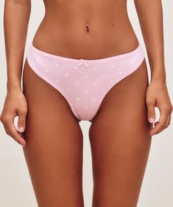Set of 3 cotton patterned strings;