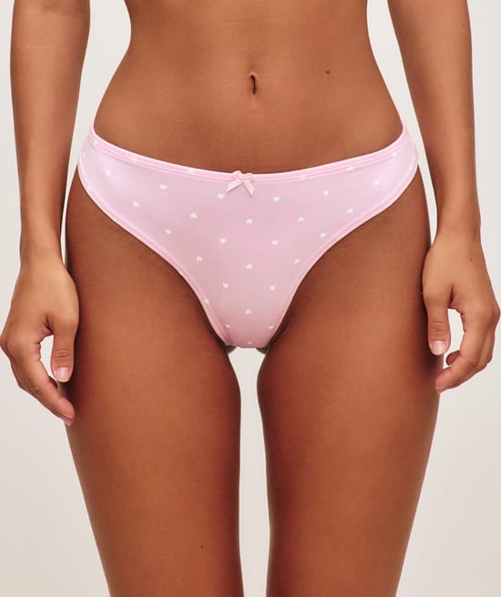 Set of 3 cotton patterned strings;