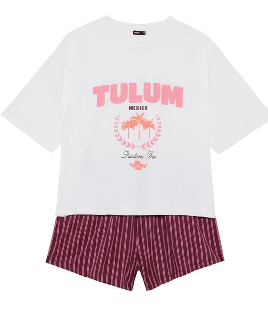 Jersey pyjama set;
