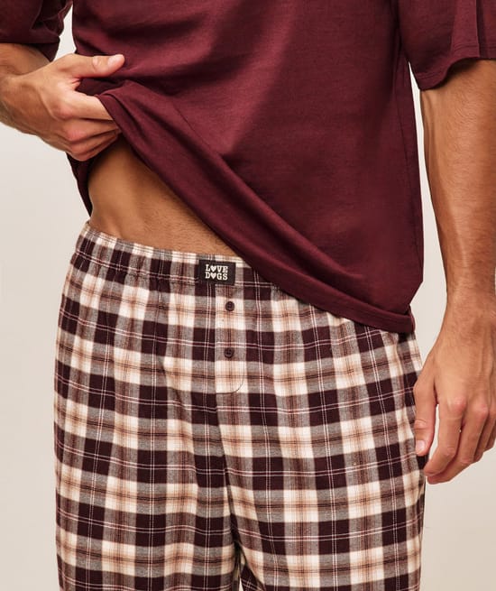 Pantalones de franela a cuadros Chlosertoyou;