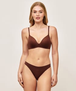 Soutien-gorge ampliforme microfibre;