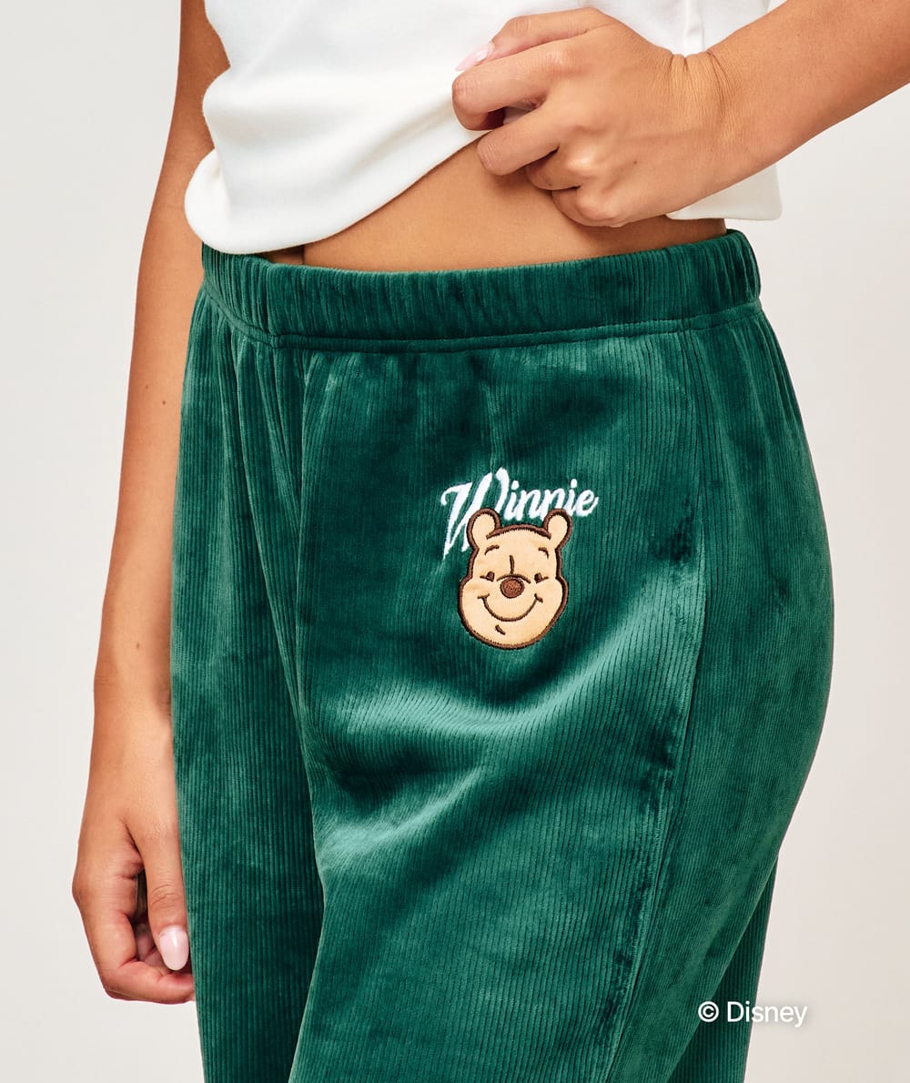 Winnie the Pooh corduroy pants;