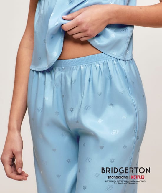 Bridgerton satin trousers;