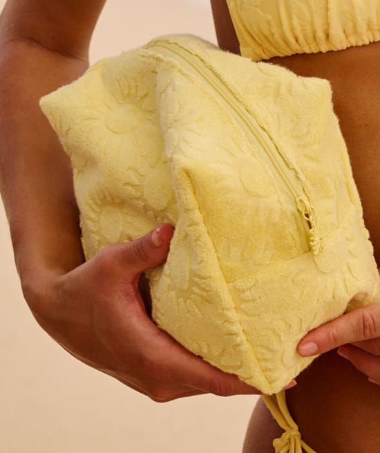 Printed sponge pouch sun;