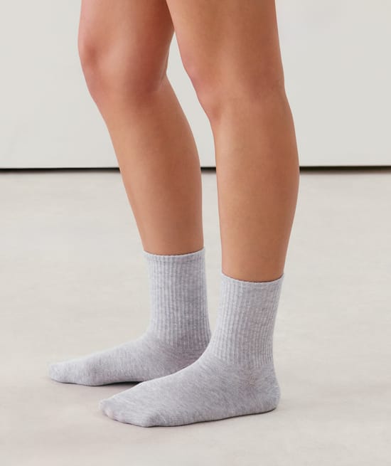 Pack of 3 cotton socks;