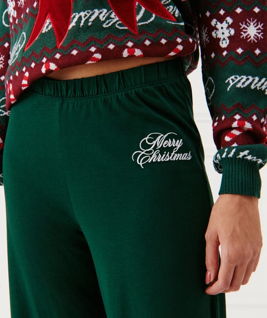 Jersey trousers ;