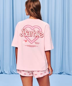 T-shirt oversize coton Barbie;