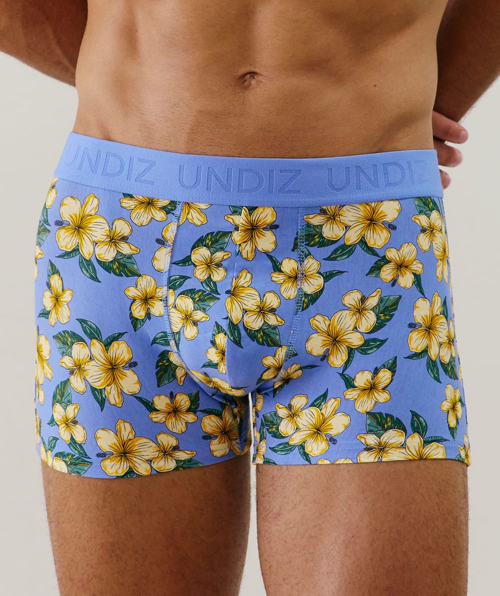 Boxer à motifs en coton;