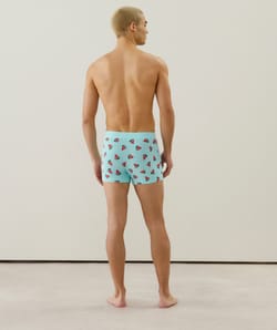 Boxer de algodón con estampado;