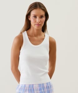 Camiseta de tirantes de jersey;