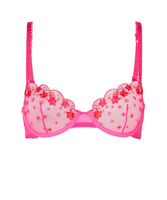 Soutien-gorge corbeille en tulle;