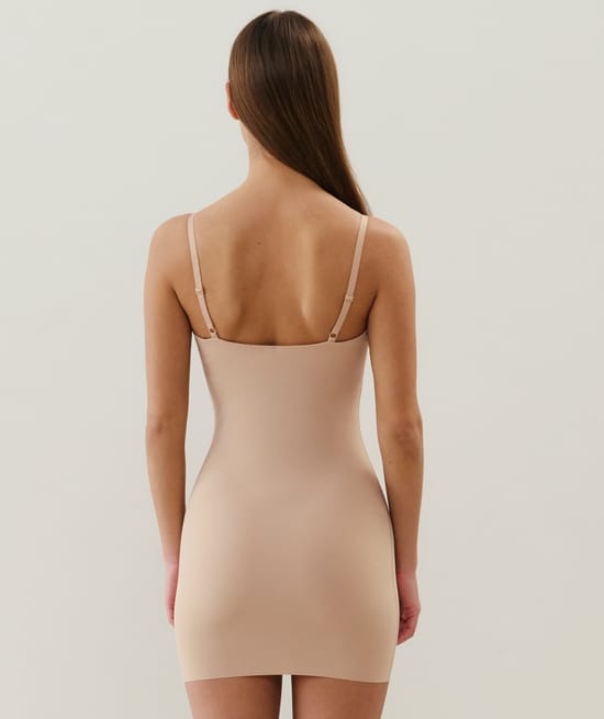 Fond de robe en microfibre;