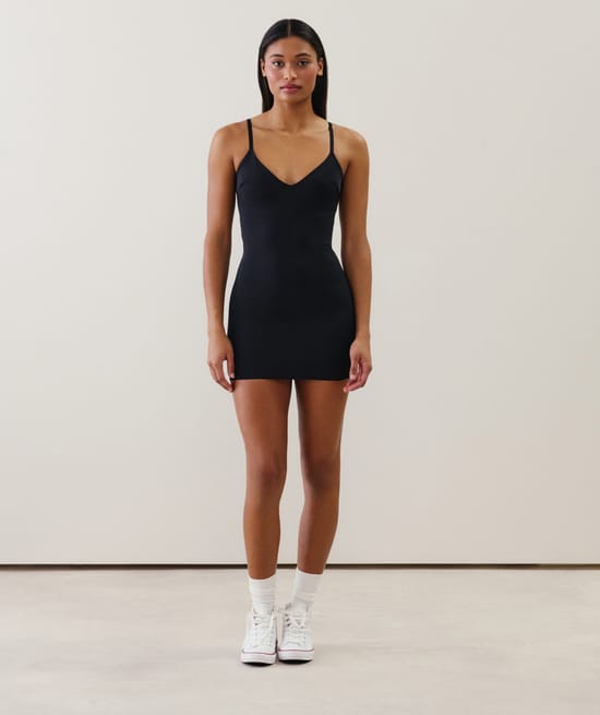 Microfibre shaping dress;